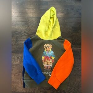 POLO RALPH LAUREN - KIDS SIZE 4/4T HOODIE “POLO BEAR by Ralph Lauren”